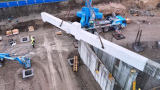 Надникнете в новия дом на ЦСКА: 250-тонното чудовище прави чудеса ВИДЕО