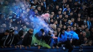 Фенове на Левски и ЦСКА се биха в столичен парк СНИМКА