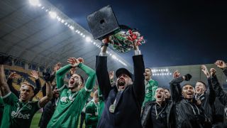 Ето как треньорът на Лудогорец куфее след триумфа ВИДЕО