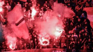 Зрелищна заря  в София заради ЦСКА ВИДЕО