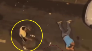 Скандал! Звезди на европейски гранд се млатят пред дискотека ВИДЕО 18+