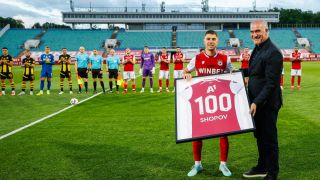 Станислав Шопов: Чест и гордост е да изиграя 100 мача за ЦСКА ВИДЕО