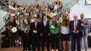 Петър Кънев се завърна с шампионския отбор по волейбол