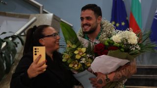 Уникално посрещане на нашия шампион Карлос Насар Видео+Снимки