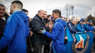 Голмайсторът на Левски тренира индивидуално