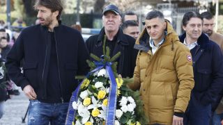 Левски почете патрона си Снимки