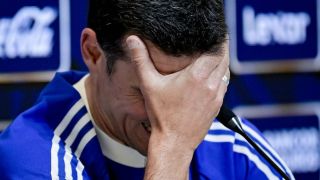 Треньорът на Аржентина се натъжи и напусна пресконференция