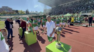Берое извади всичките си трофеи за двата юбилея