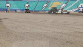 Националният стадион остана без трева