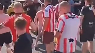 Хулигани на Дери Сити виновни за eксцесиите, появи се доказателство 