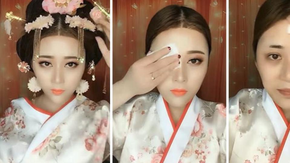 Млади азиатки показаха нагледно чудесата, на които са способни професионалните гримове! СНИМКИТЕ им ще ви накарат да загубите доверие в хората! (ВИДЕО)