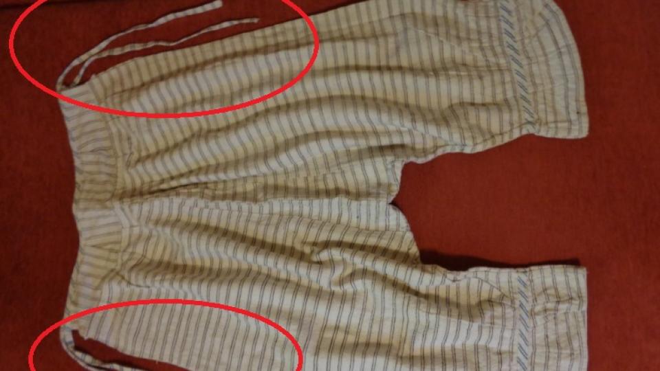 Любопитната история на 103-годишни гащи на девствена булка от Свиленград