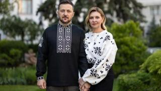 Елeна Зеленская смая с тоалет, ризата й се оказа уникат СНИМКИ