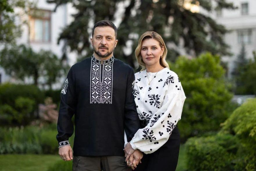 Елeна Зеленская смая с тоалет, ризата й се оказа уникат СНИМКИ