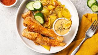 Вкусна вечеря от 3 съставки за половин час: Пилешки гърди със сос Цезар