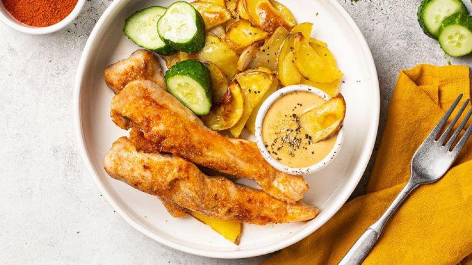 Вкусна вечеря от 3 съставки за половин час: Пилешки гърди със сос Цезар