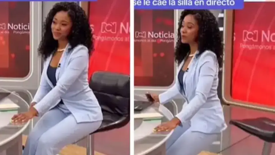 Столчето ѝ изчезна в ефир: Реакцията на новинарка взриви мрежата!