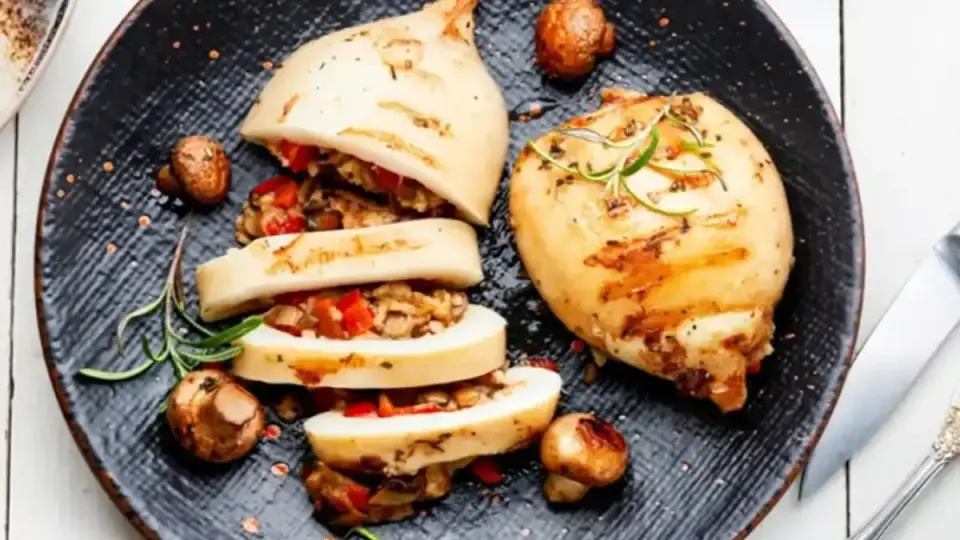 Скара мечта: Пълнени калмари с лук и гъби, които взривяват вкусовете