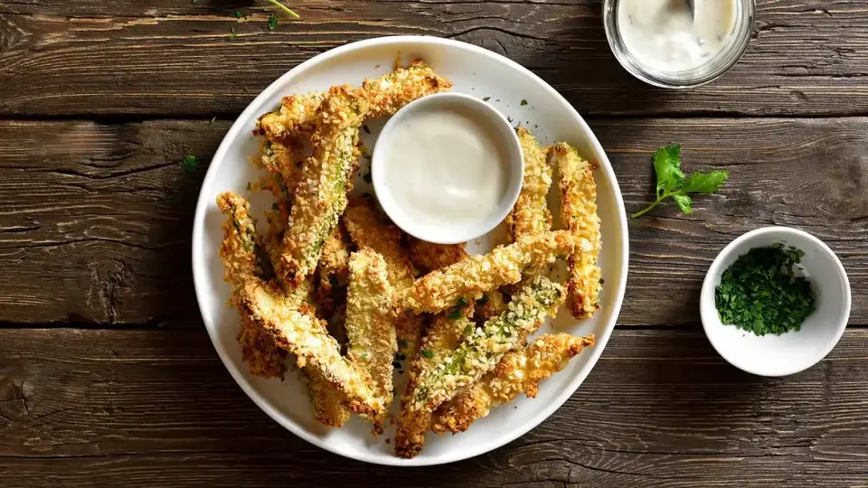 Хрупкаво съвършенство: В тези пържени тиквички ще се влюбите от първата хапка