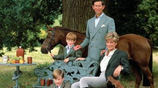 Шокиращи разкрития за семейната снимка на Чарлз, Даяна и синовете им