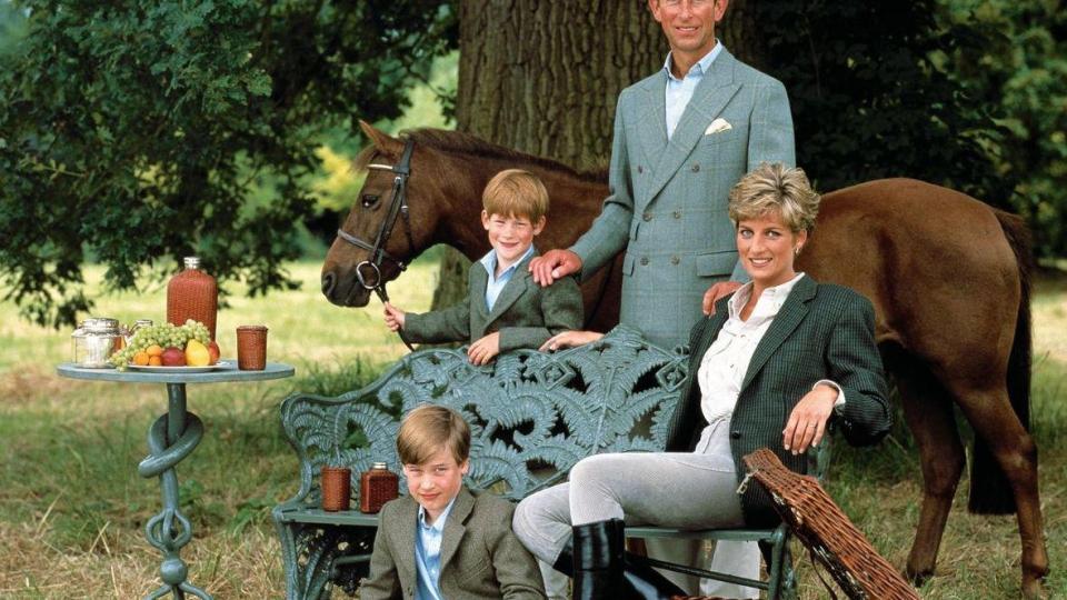 Шокиращи разкрития за семейната снимка на Чарлз, Даяна и синовете им