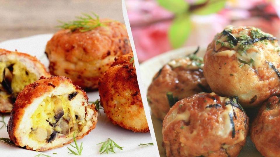 Рецепта за невероятно вкусни пълнени пилешки „бомби“ Видео