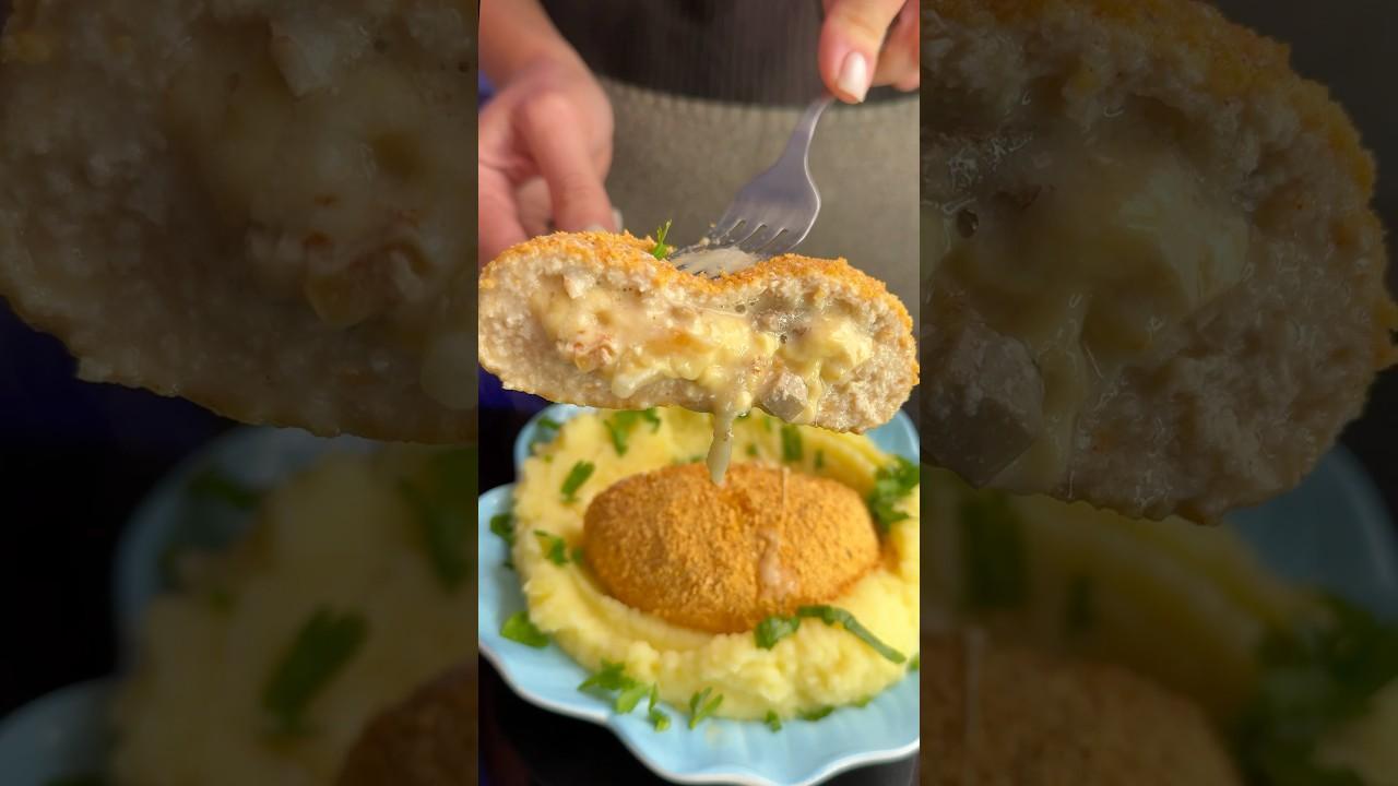 Рецепта за невероятно вкусни пълнени пилешки „бомби“ Видео