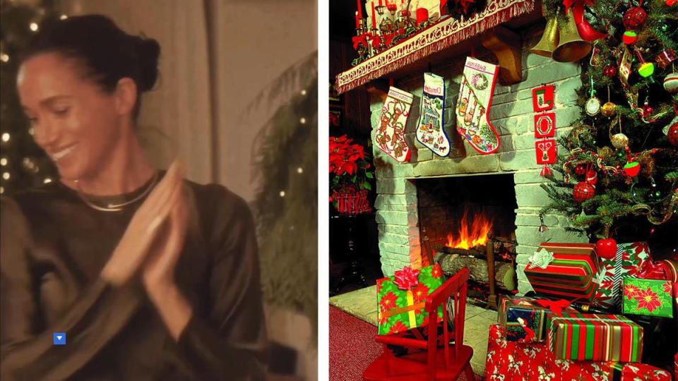 Студената и мрачна коледна украса на Меган Видео