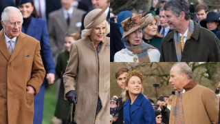 Кралска традиция: Защо всички от фамилията на крал Чарлз III носят този шал по Коледа Снимки