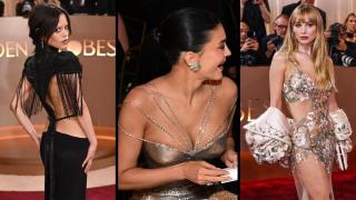 Прозрачната рокля на Лопес и дръзкото деколте на Дженър: най-смелите визии от „Златен глобус 2026“