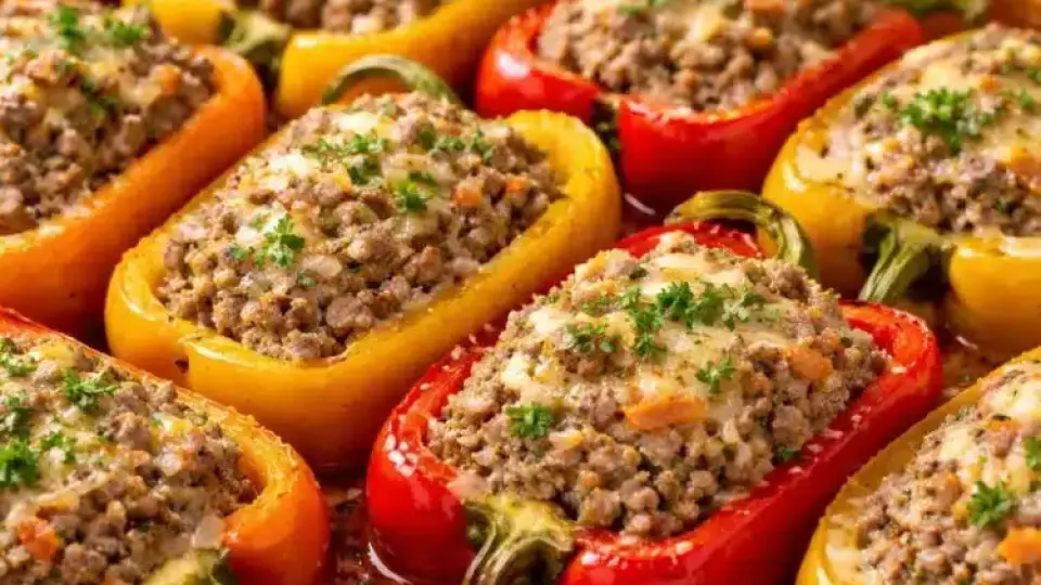 Пълнени чушки без ориз: сочна месна плънка и наситен домашен вкус