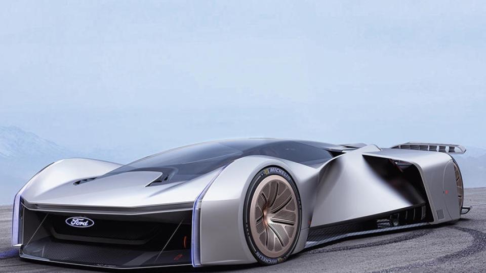 Ford показа виртуалната хиперкола Fordzilla P1: Спортното бъдеще на компанята СНИМКИ