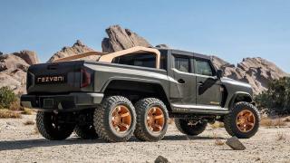 Rezvani представи свръхмощен и изумителен пикап с 6 колела ВИДЕО
