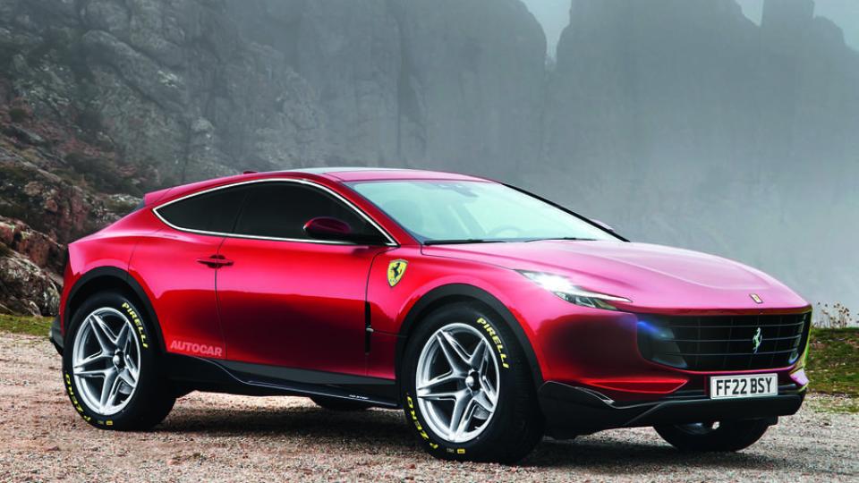 Ферари изведе на пътя първия си кросоувър СНИМКИ