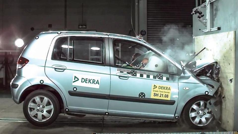 Проведоха краш тест на 18-г. Hyundai Getz, резултатите удивиха всички СНИМКИ