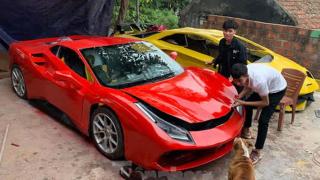 Виетнамец заедно с приятели си сглоби Ферари, но има една голяма уловка СНИМКИ