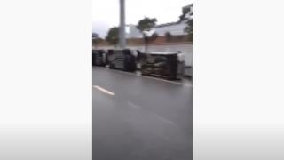 ВИДЕО с преобърнати автомобили предизвика спорове в мрежата