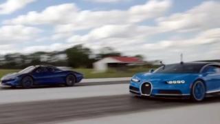 Bugatti Chiron срещу  McLaren Speedtail в зрелищна гонка с общо 2536 к.с. ВИДЕО