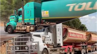 Омагьосващо: Много дългите автовлакове в Австралия ВИДЕО