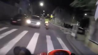 От първо лице: Вижте зрелищно полицейско преследване като в холивудски екшън ВИДЕО