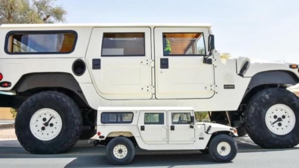 Вижте най-големия всъдеход Hummer в света, наистина е удивителен ВИДЕО