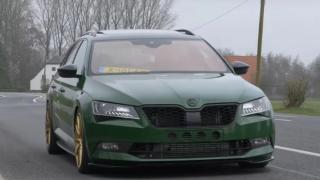 Впечатляващо: Ето как се движи и звучи най-бързата Skoda ВИДЕО