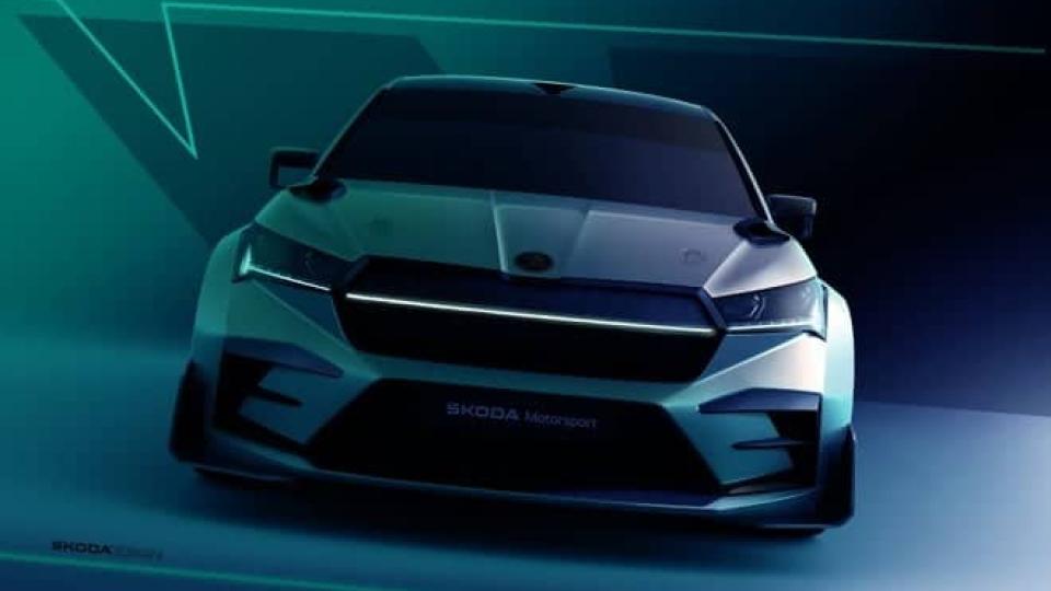 От Skoda разкриха как ще изглежда Enyaq RS Race ВИДЕО