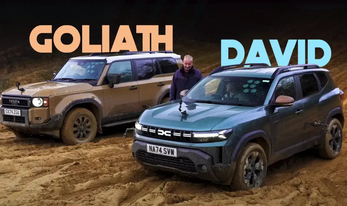 Offroad битка: Dacia Duster срещу Toyota Land Cruiser- кой е по-добрият? ВИДЕО