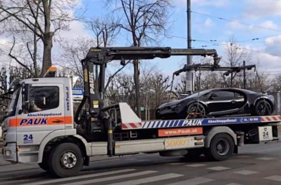 Хванаха шофьор с Bugatti да кара с превишена скорост, конфискуваха му я СНИМКИ