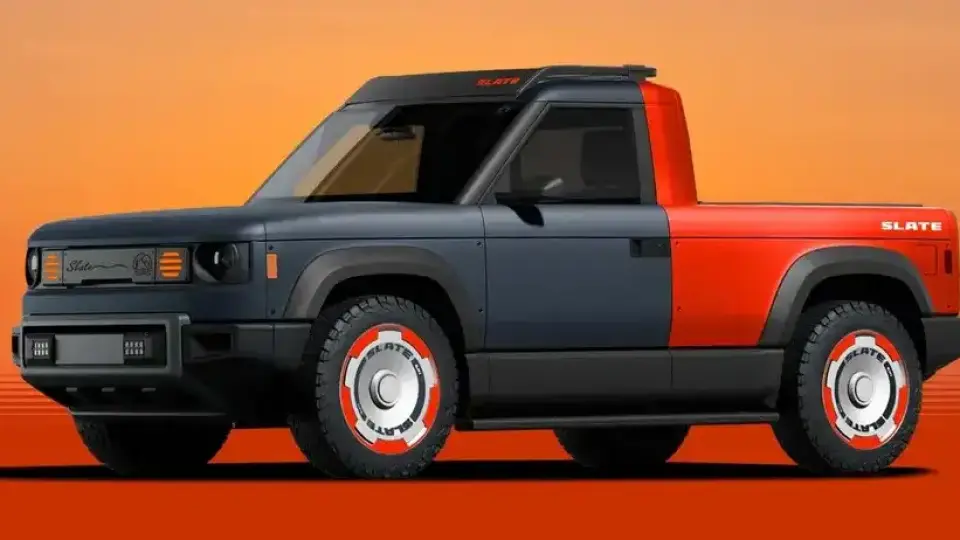 На какво е способен най-евтиният конкурент на Tesla - Slate Truck EV