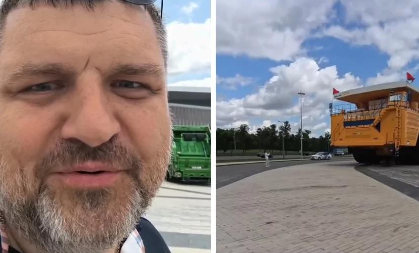 Подборка от зрелищни Видеа: Това е най-големият самосвал в света!