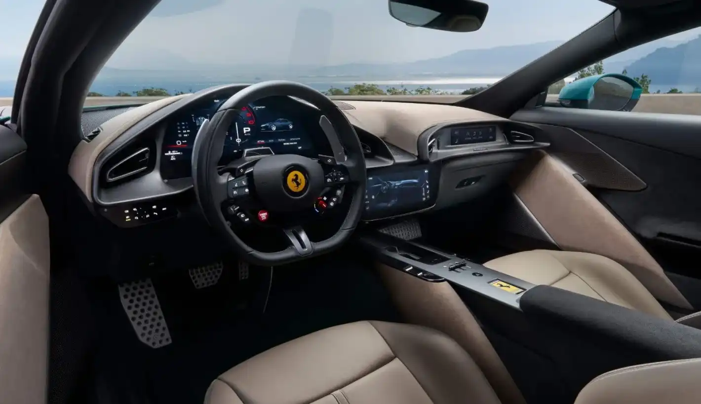 Най-достъпният модел на Ferrari бе показан подробно на нови снимки