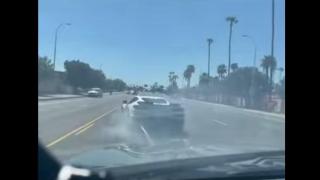 Шофьор бягал от полицията в Corvette Z06 с 232 км/ч и разбрал какво е Grappler Видео