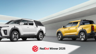 Електрическият пикап KGM Musso EV спечели награда Red Dot Design Award